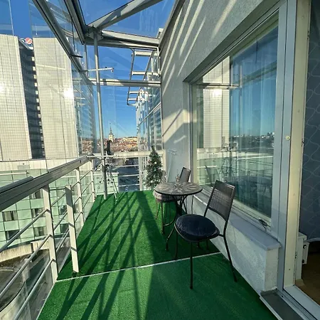 Cozy 3-room Penthouse In The Very Heart Of Apartamento *